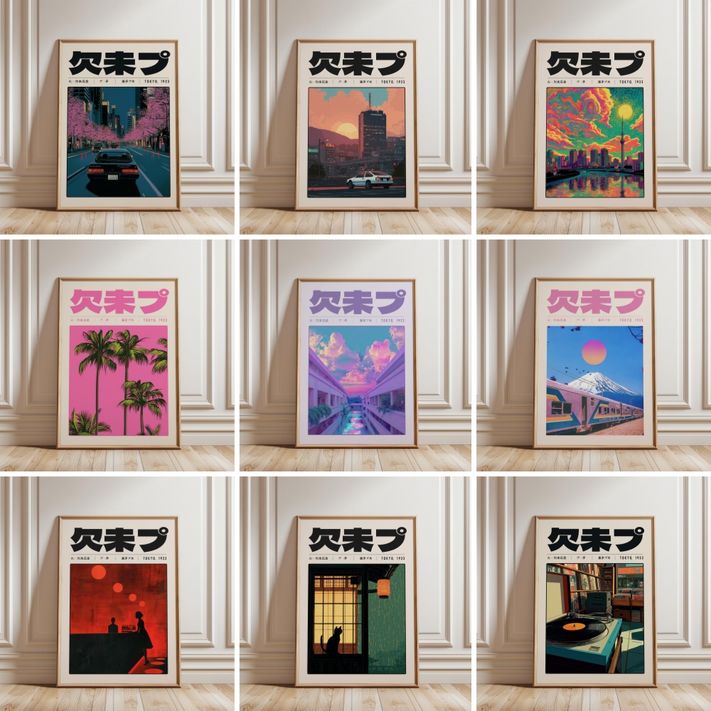 Japanese Culture Lifestyle - Poster Stile Giapponese Y2K Indie Culture,